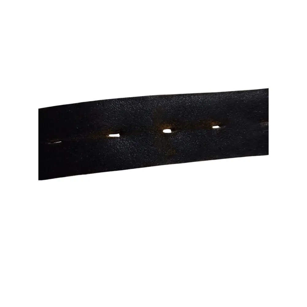 Mens size 36 Shark Belt‎ Casual Professional Teacher Casual Black Leather Luxury